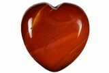1.6" Polished Mookaite Jasper Heart - Photo 2
